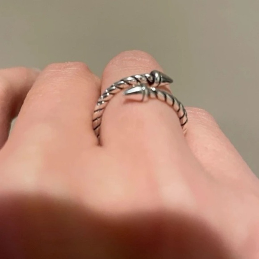 925 silver twist ring